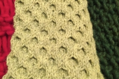 Green Honey Comb Scarf
